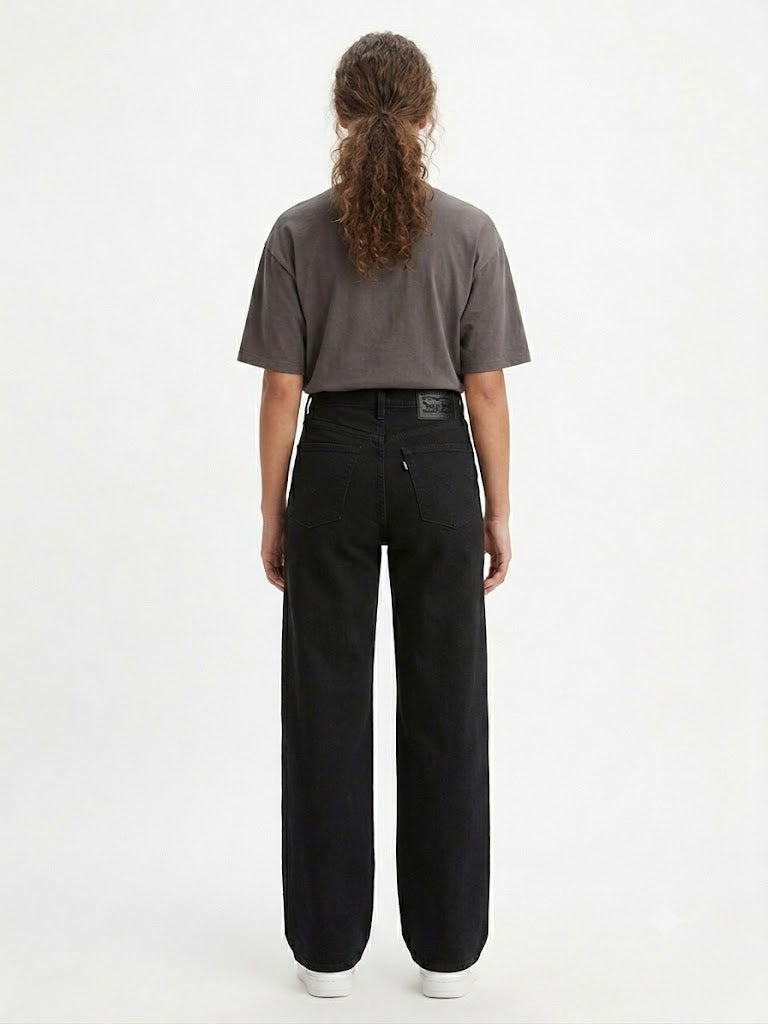 318 Shaping Wide Leg Black