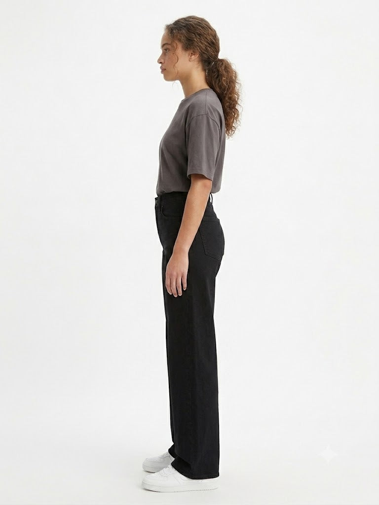 318 Shaping Wide Leg Black