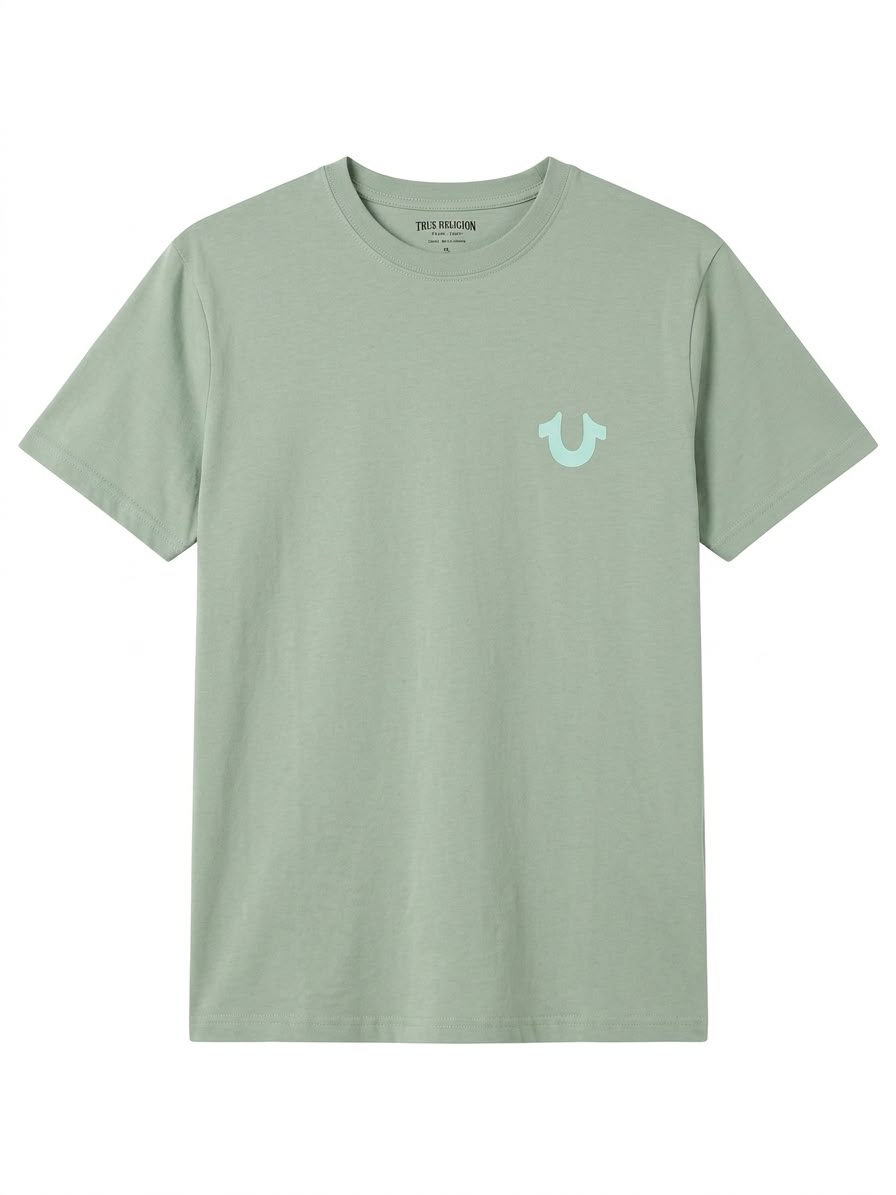 True Religion Tee Buddha Green