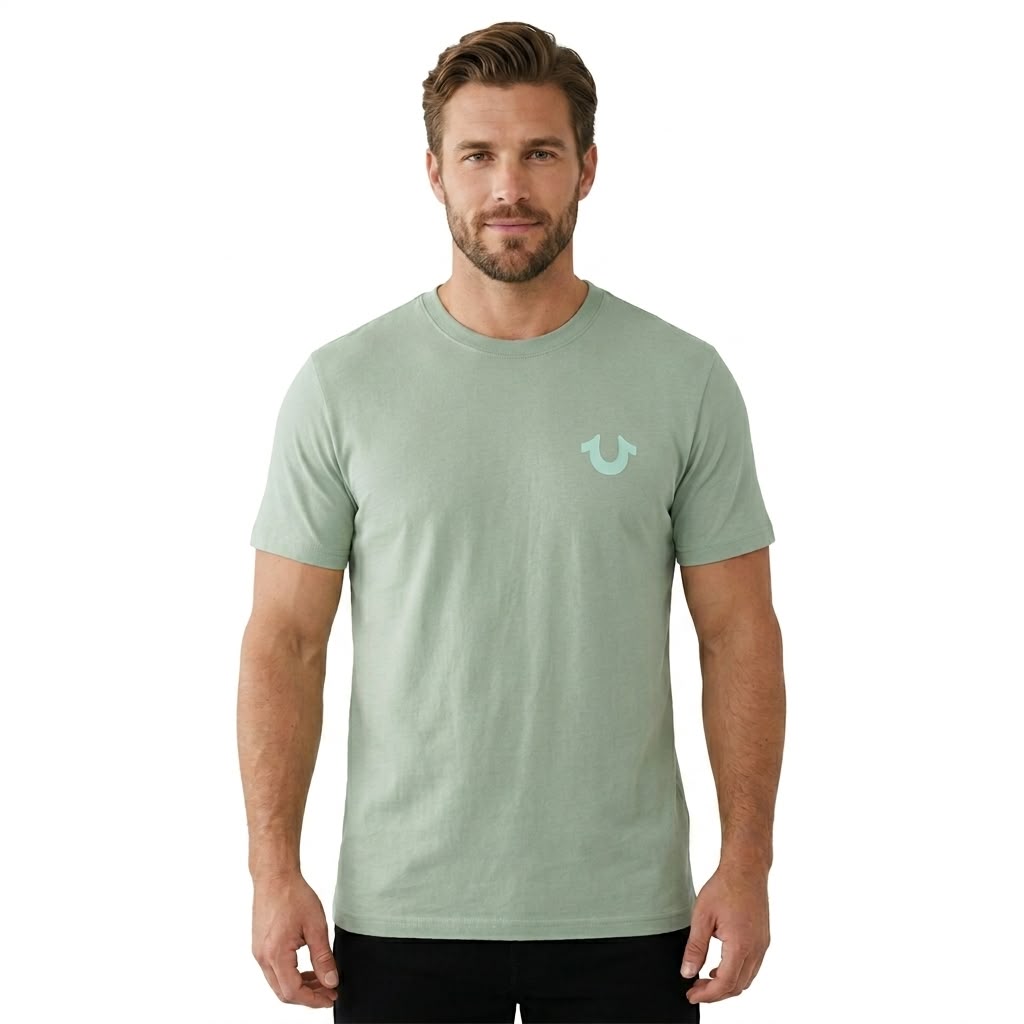 True Religion Tee Buddha Green