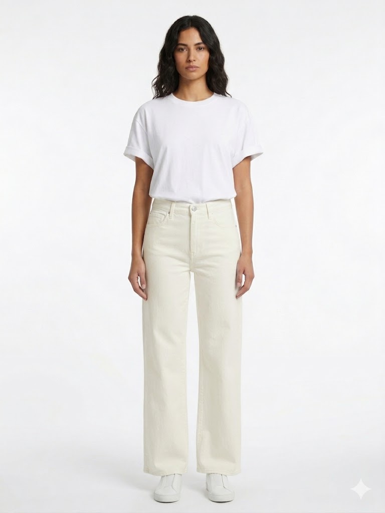 Wide Leg White