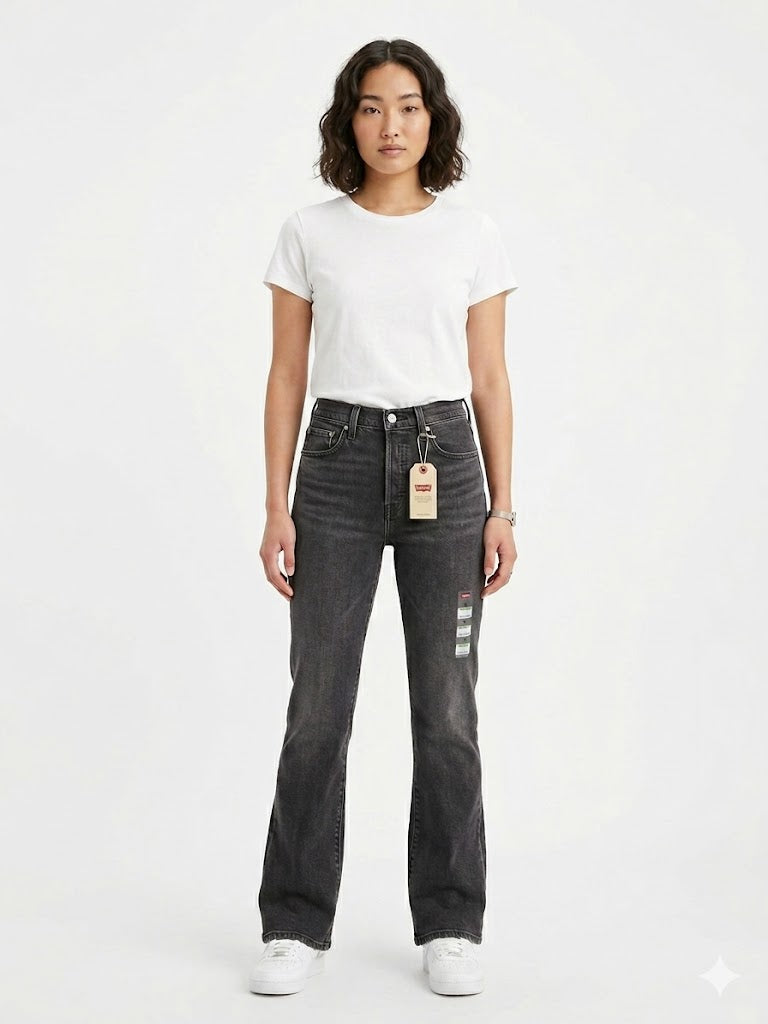 725 Bootcut Negro