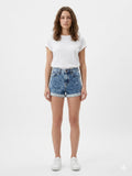 Mom Short Acid Wash