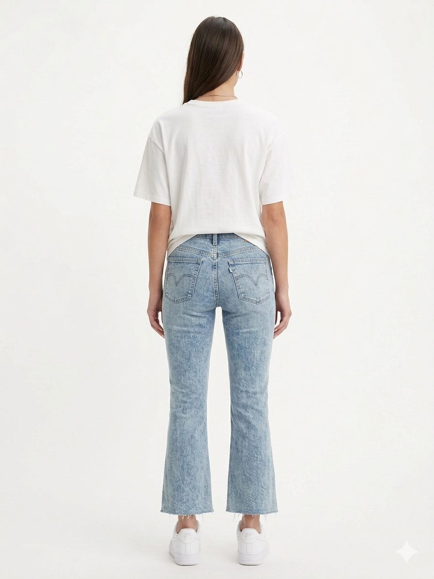 Kick Flare Stone Wash