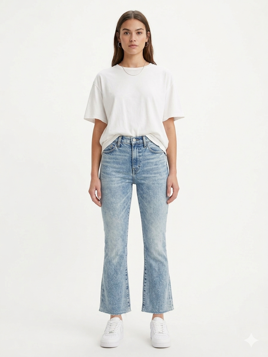 Kick Flare Stone Wash