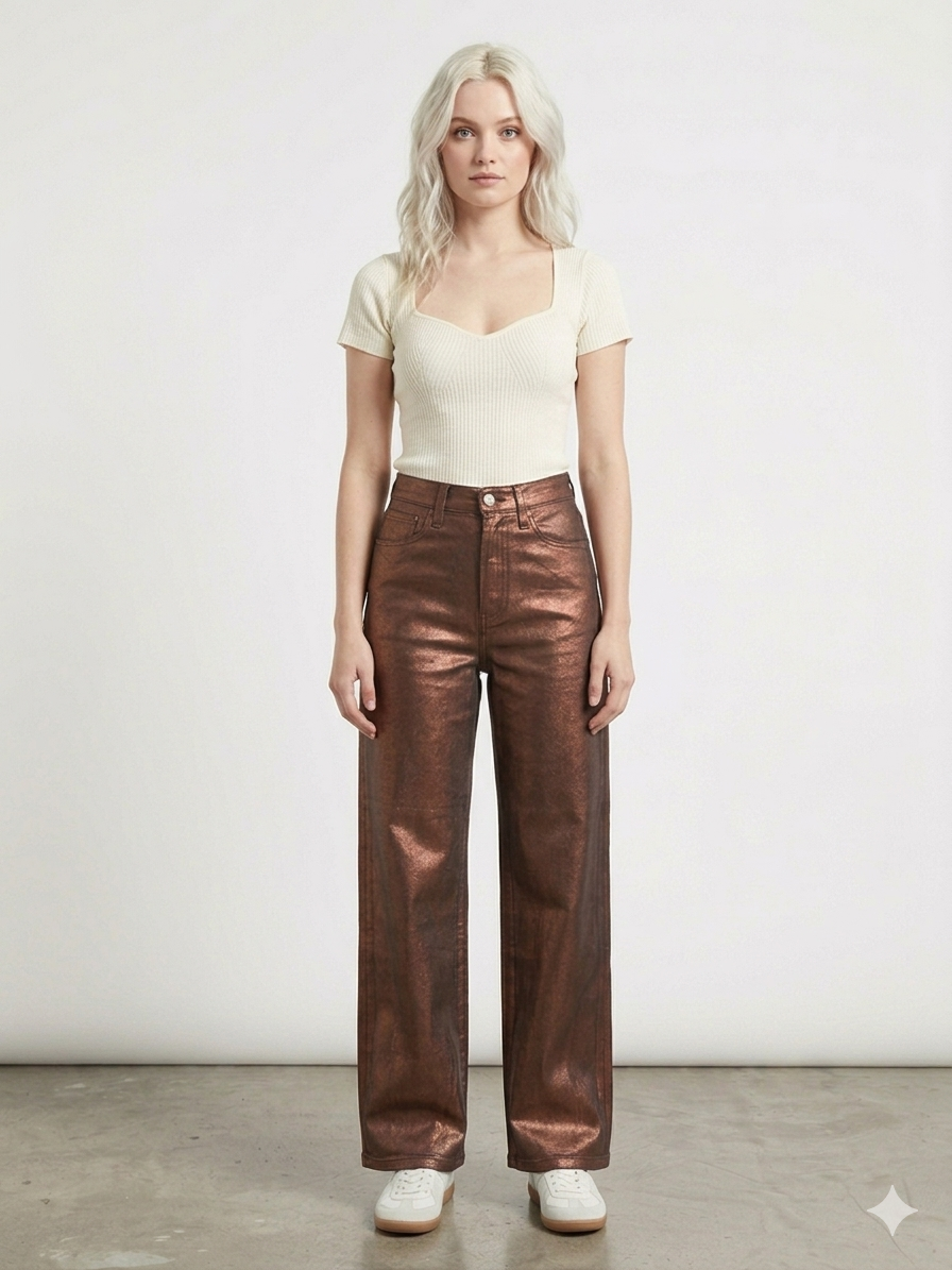 Wide Leg Ocre