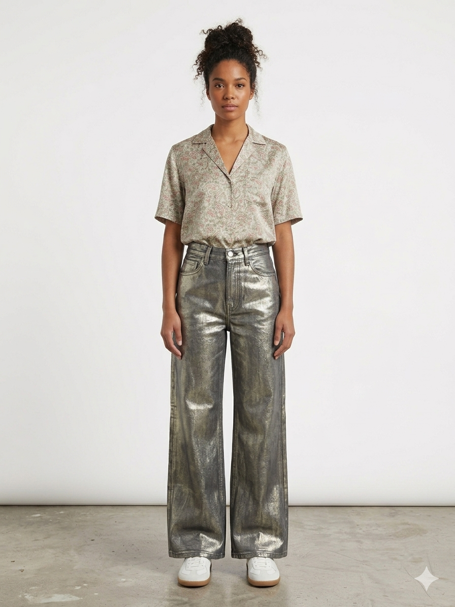 Wide Leg Platinum
