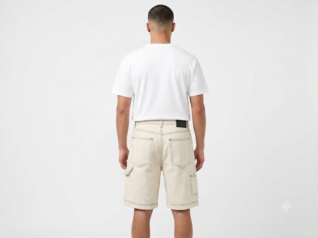 Carpenter Short Greige