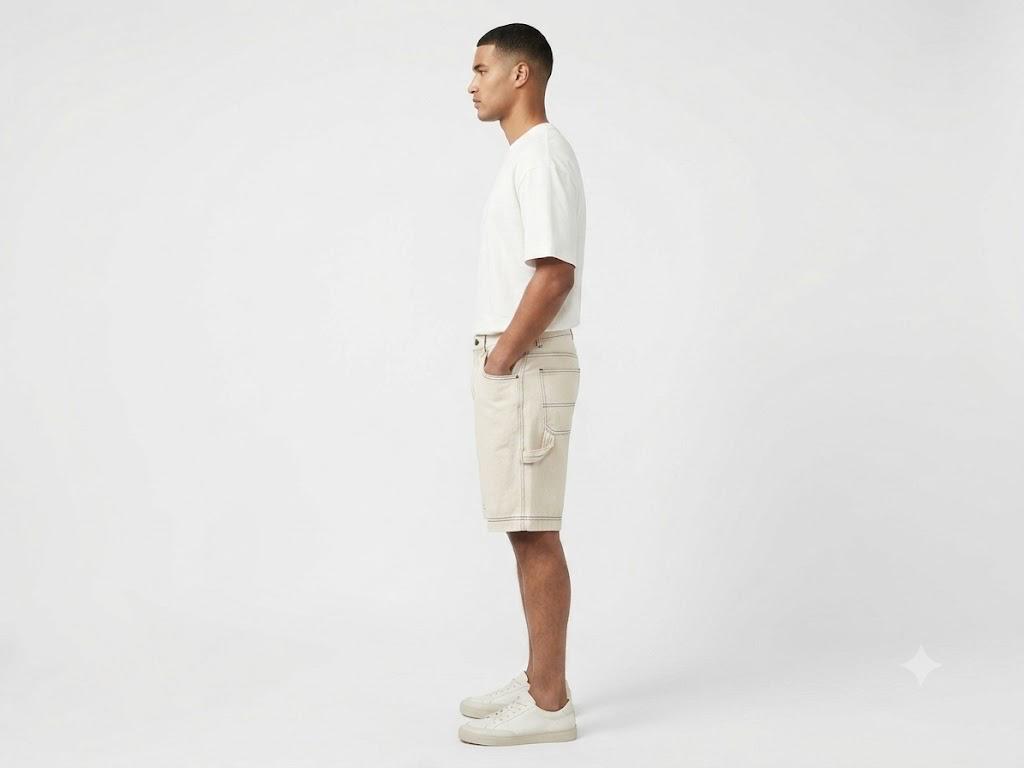 Carpenter Short Greige