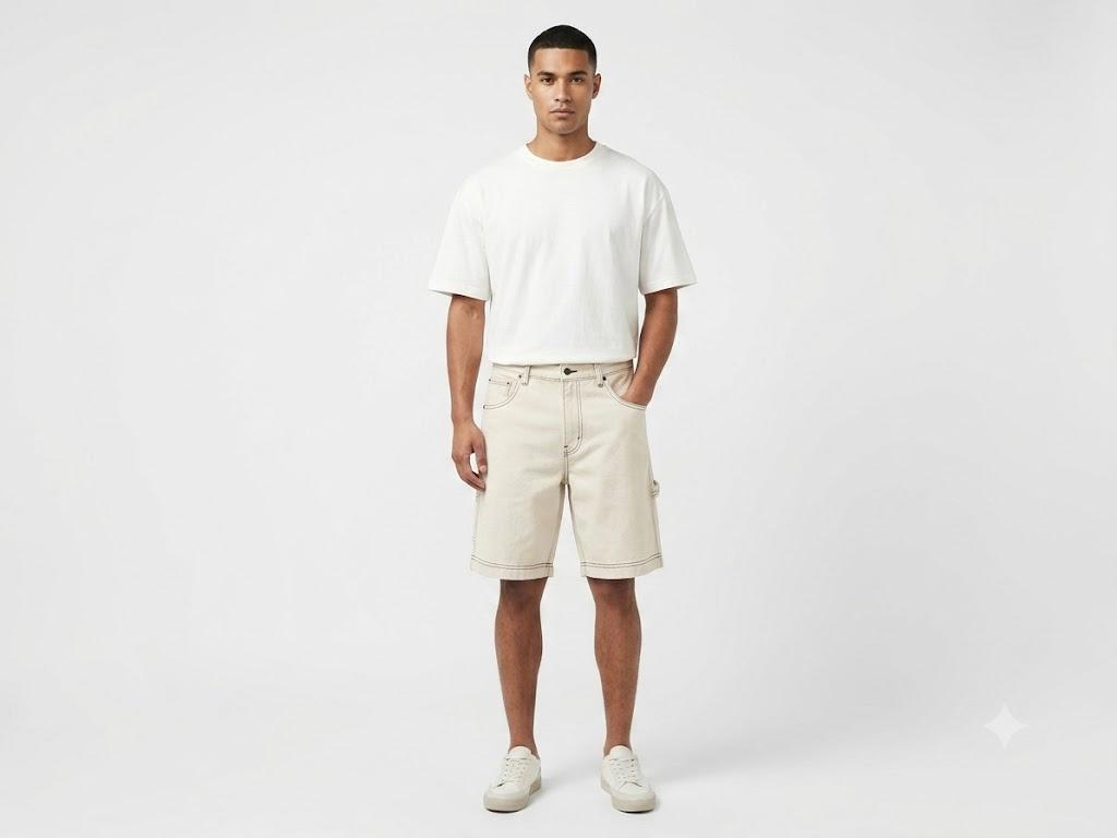 Carpenter Short Greige