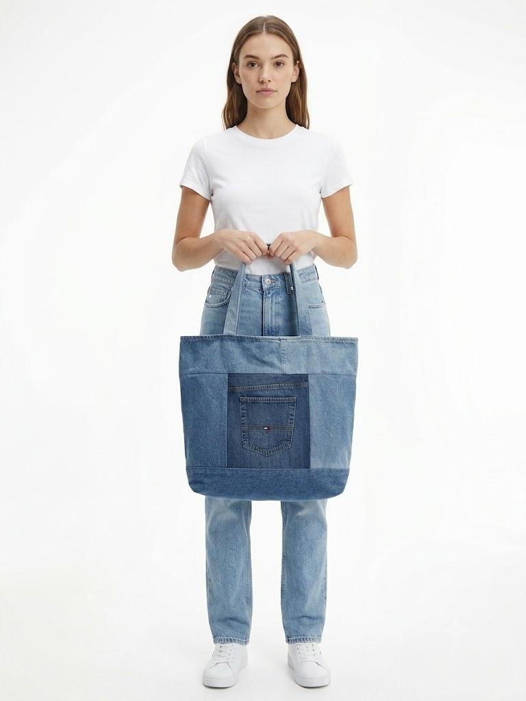 Denim Basic Tote Tommy