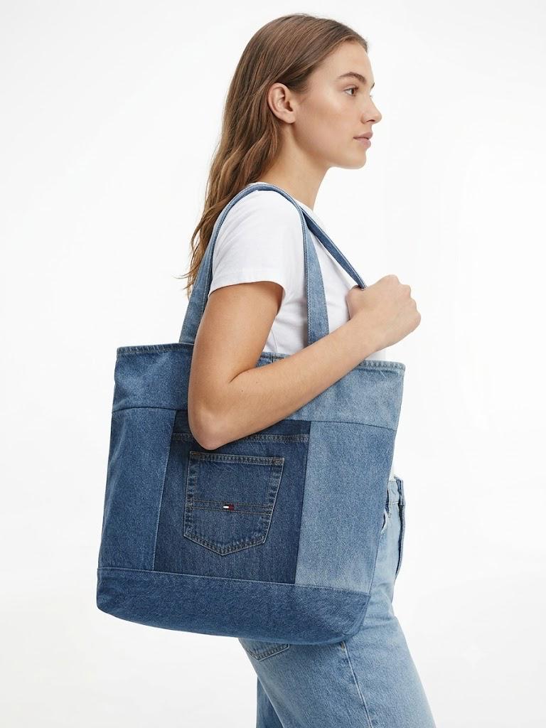 Denim Basic Tote Tommy