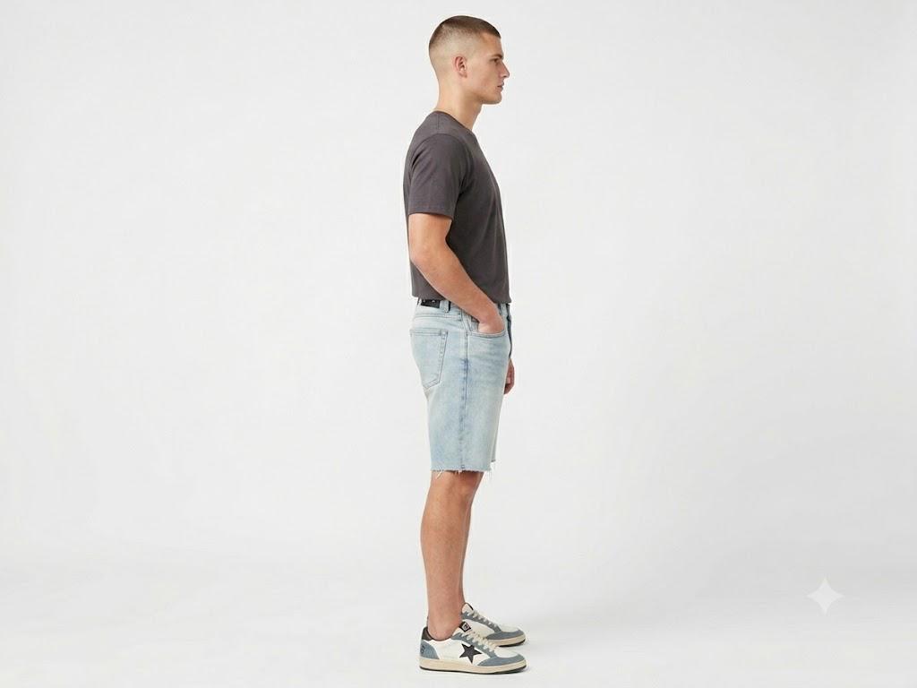 Short Slim Blue Bell