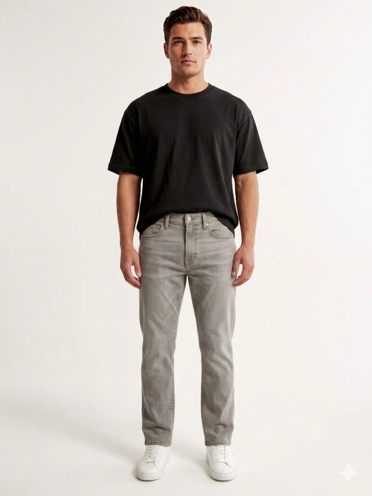Athletic Straight Grey