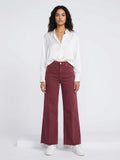 Wide Leg Bourgondy
