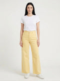 Wide Leg Butter Yellow