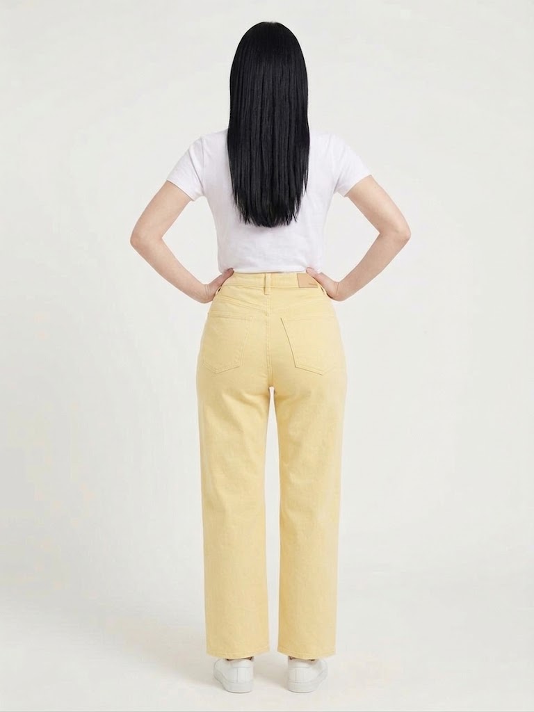 Wide Leg Butter Yellow