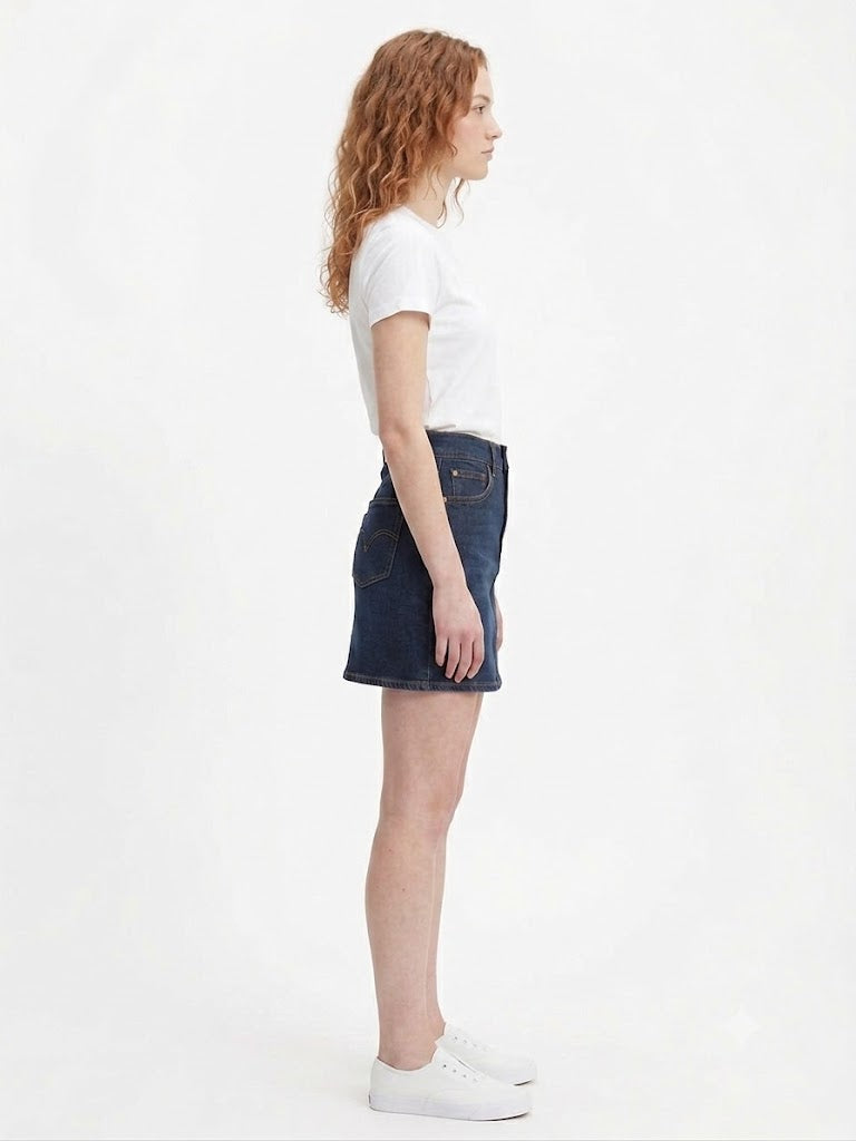Denim Skirt Indigo