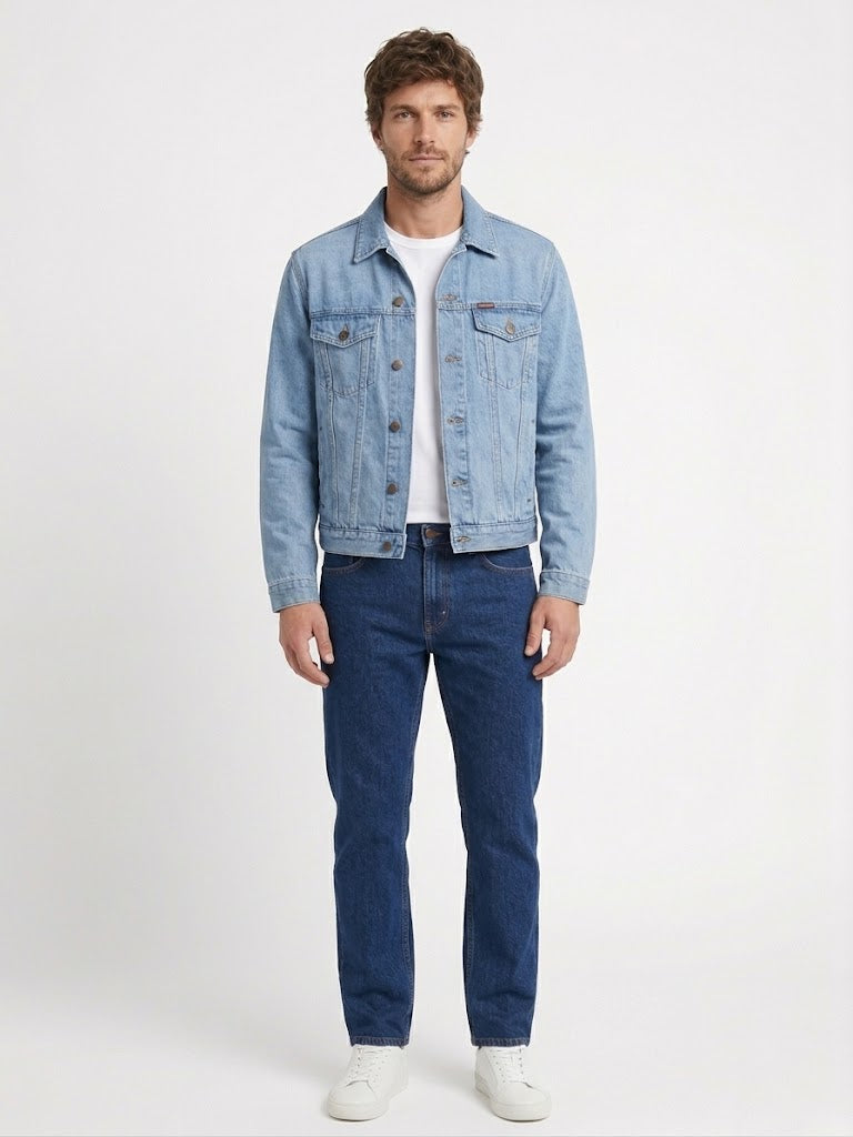 Denim Cropped Jacket CK