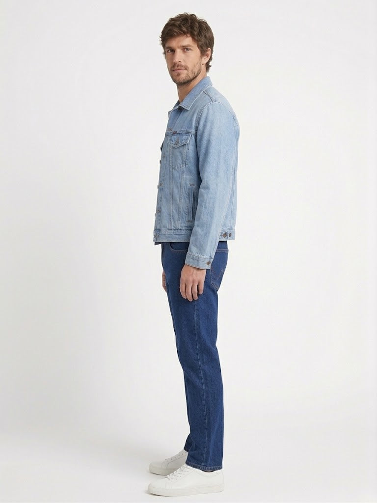 Denim Cropped Jacket CK