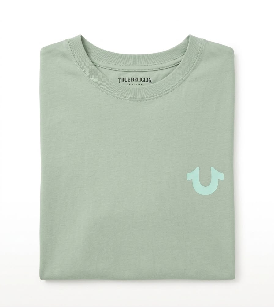 True Religion Tee Buddha Green
