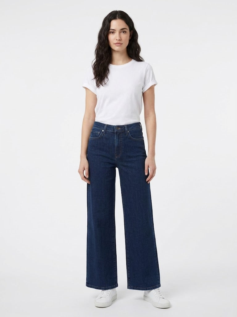 Wide Leg Dark Indigo