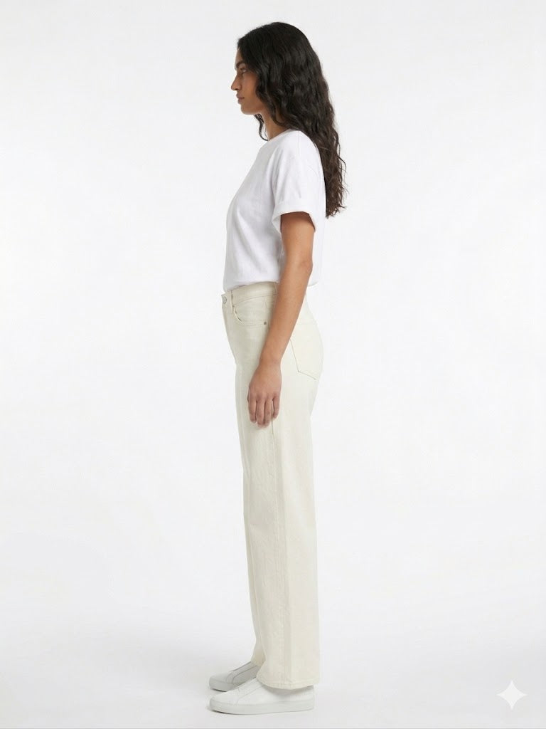 Wide Leg White