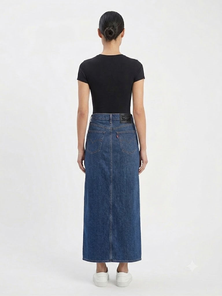 Falda Ankle Denim