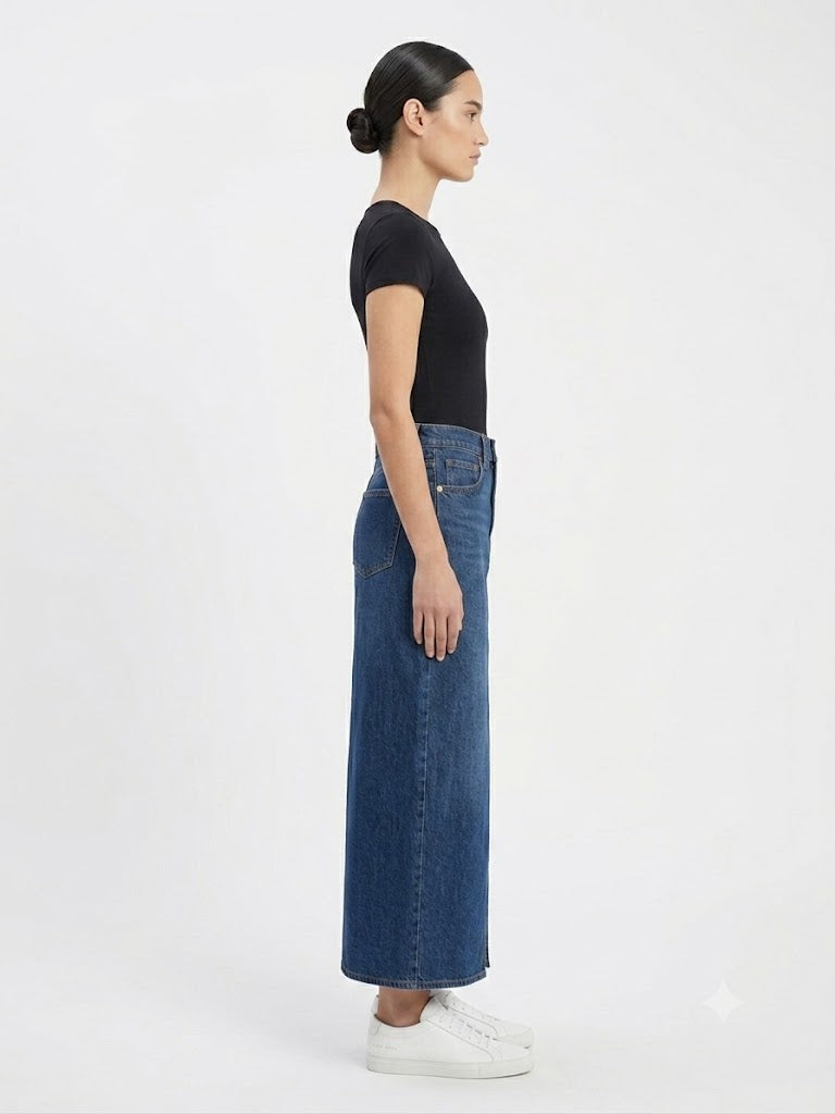 Falda Ankle Denim