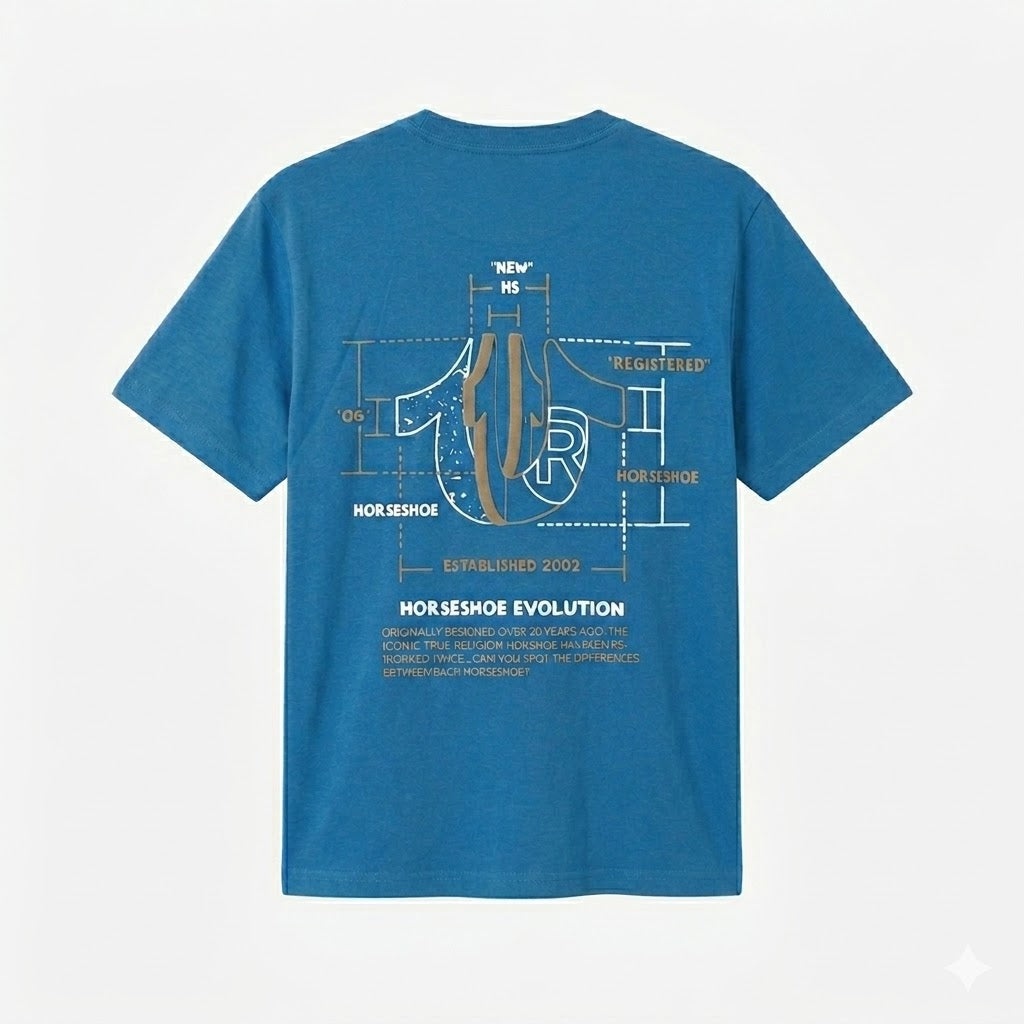 Tshirt Horseshoe Evolution