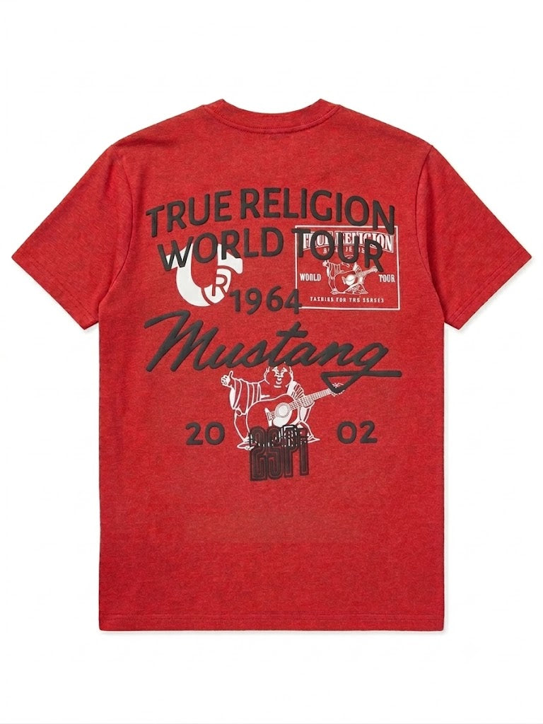 Tshirt World Mustang Red 64