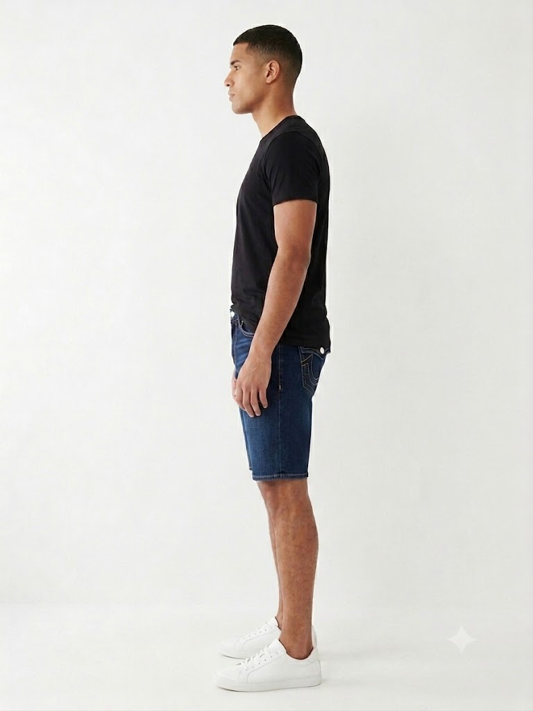 Riley Short Mid Rise Indigo