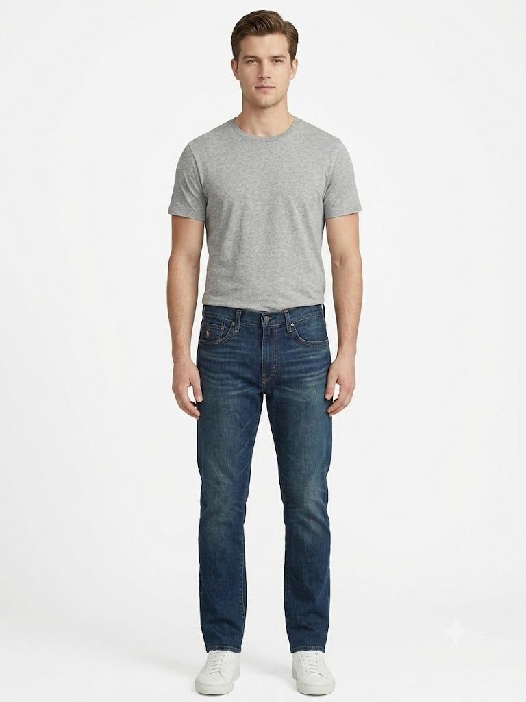 Varick Slim Straight Indigo